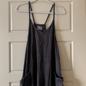 Free People FP Movement Hot Shot Onesie Black sz M